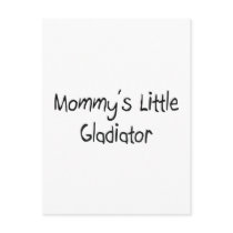 Mommys Little Gladiator postcards