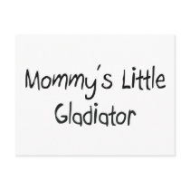 Mommys Little Gladiator postcards