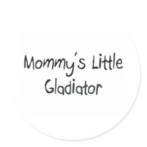Mommys Little Gladiator stickers by tshirtshirts Mommys Little Gladiator stickers
