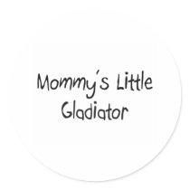 Mommys Little Gladiator stickers by tshirtshirts Mommys Little Gladiator stickers