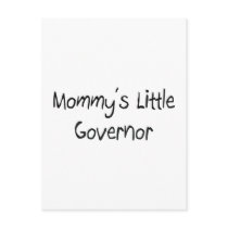 Mommys Little Governor postcards