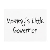 Mommys Little Governor postcards