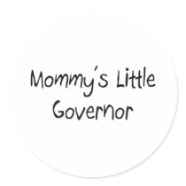 Mommys Little Governor stickers