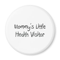 Mommys Little Health Visitor magnets