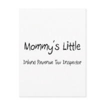 Mommys Little Inland Revenue Tax Inspector postcards