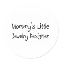 Mommys Little Jewelry Designer stickers