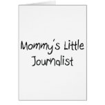 Mommys Little Journalist Card
