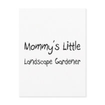 Mommys Little Landscape Gardener postcards by tshirtshirts Mommys Little Landscape Gardener postcards