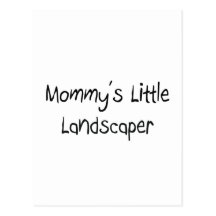 Mommys Little Landscaper Postcard