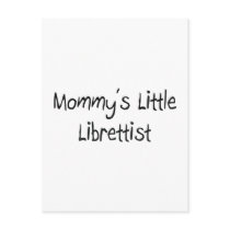 Mommys Little Librettist postcards