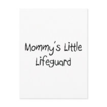 Mommys Little Lifeguard postcards