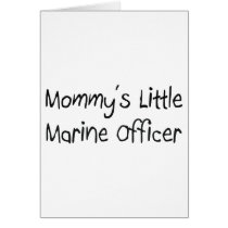 Mommys Little Marine Officer cards by tshirtshirts Mommys Little Marine Officer cards