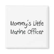 Mommys Little Marine Officer magnets by tshirtshirts Mommys Little Marine Officer magnets