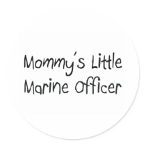 Mommys Little Marine Officer stickers by tshirtshirts Mommys Little Marine Officer stickers