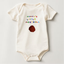 Mommy's Little Meatball Shirt by biscottimafia Mommy's Little Meatball Shirt
