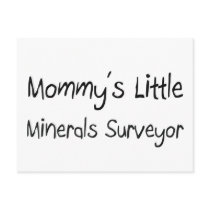 Mommys Little Minerals Surveyor postcards by tshirtshirts Mommys Little Minerals Surveyor postcards