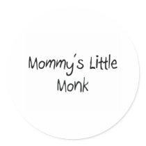 Mommys Little Monk stickers