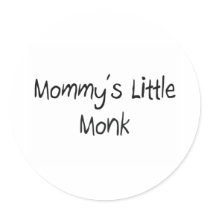 Mommys Little Monk stickers