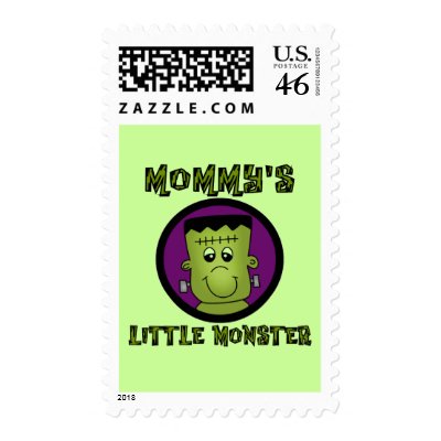 Mommy's Little Monster T-shirts and Gifts Stamps