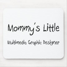 Mommys Little Multimedia Graphic Designer Mouse Pad