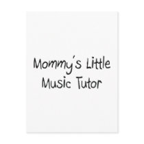 Mommys Little Music Tutor postcards by tshirtshirts Mommys Little Music Tutor postcards