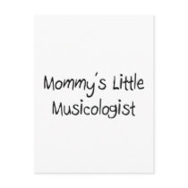 Mommys Little Musicologist postcards by tshirtshirts Mommys Little Musicologist postcards