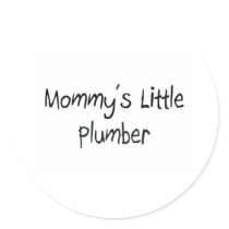 Mommys Little Plumber stickers