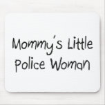 Mommys Little Police Woman Mouse Pads