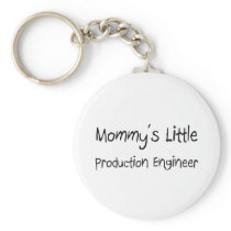 Mommys Little Production Engineer Keychain