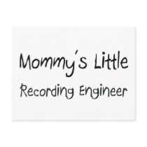 Mommys Little Recording Engineer Post Card