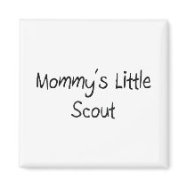 Mommys Little Scout magnets