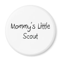 Mommys Little Scout magnets