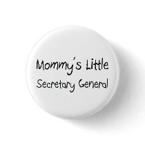 Mommys Little Secretary General buttons