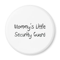 Mommys Little Security Guard magnets