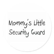 Mommys Little Security Guard stickers by tshirtshirts Mommys Little Security Guard stickers