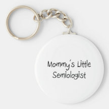 Mommys Little Semiologist Keychain