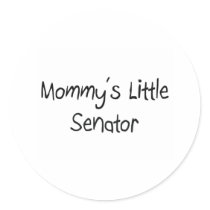 Mommys Little Senator stickers