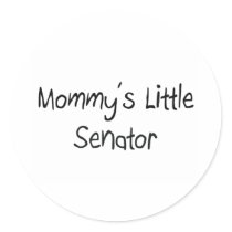 Mommys Little Senator stickers