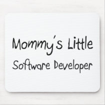 Mommys Little Software Developer mousepads by tshirtshirts Mommys Little Software Developer mousepads