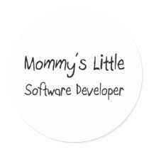 Mommys Little Software Developer stickers by tshirtshirts Mommys Little Software Developer stickers