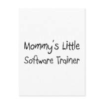 Mommys Little Software Trainer postcards by tshirtshirts Mommys Little Software Trainer postcards