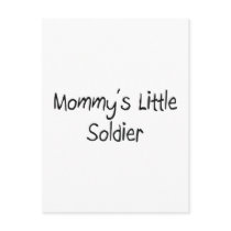 Mommys Little Soldier postcards