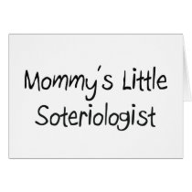 Mommys Little Soteriologist cards by tshirtshirts Mommys Little Soteriologist cards