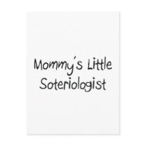 Mommys Little Soteriologist postcards