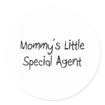 Mommys Little Special Agent stickers
