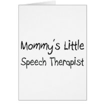 Mommys Little Speech Therapist cards