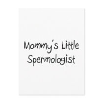Mommys Little Spermologist postcards