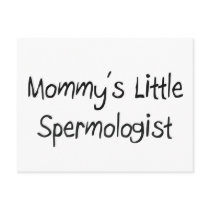 Mommys Little Spermologist postcards
