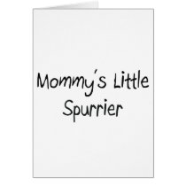 Mommys Little Spurrier Greeting Card