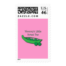 Mommy's Little Sweet Pea Postage Stamp